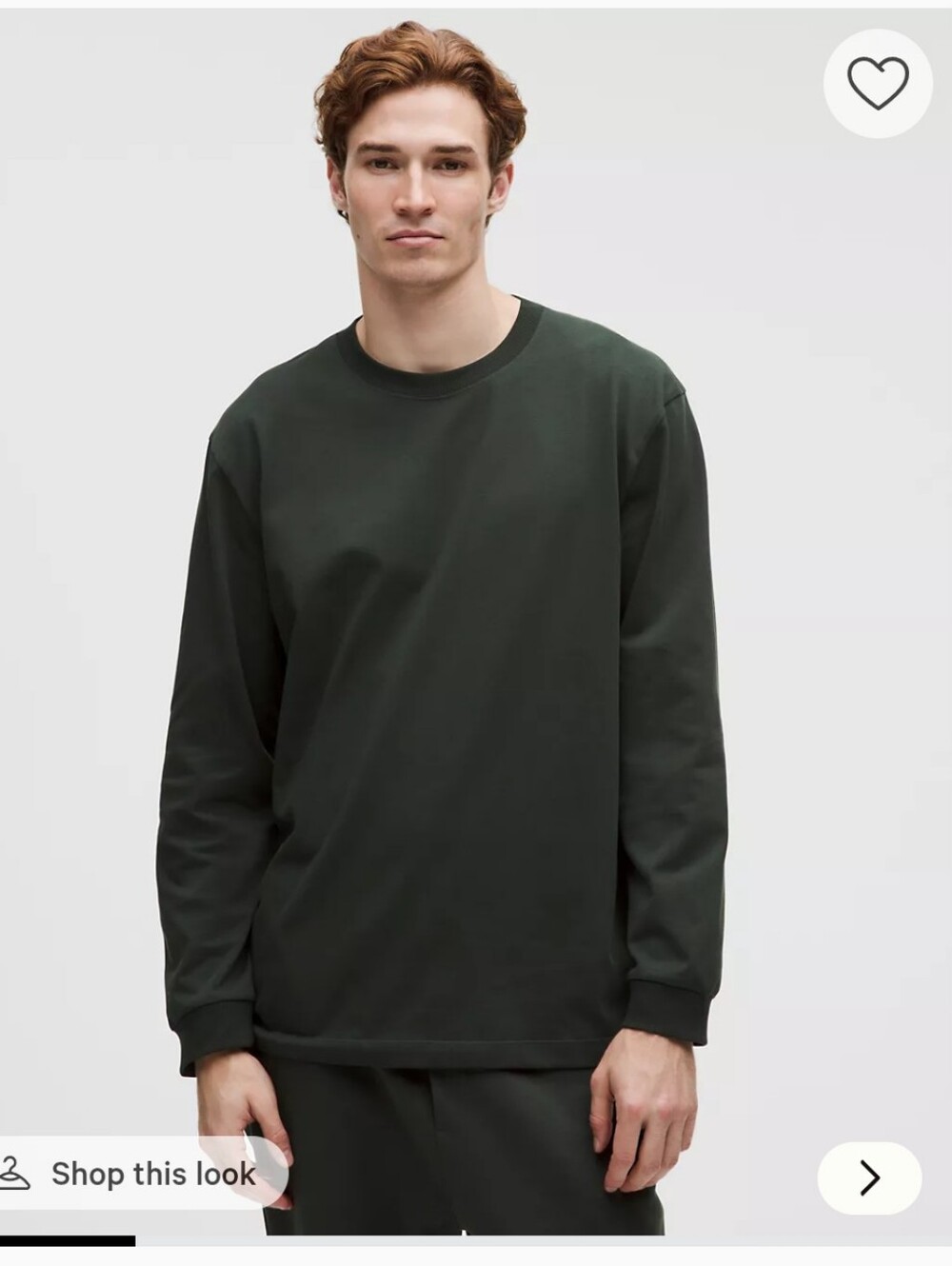 Lululemon Heavyweight Long Sleeve Shirt